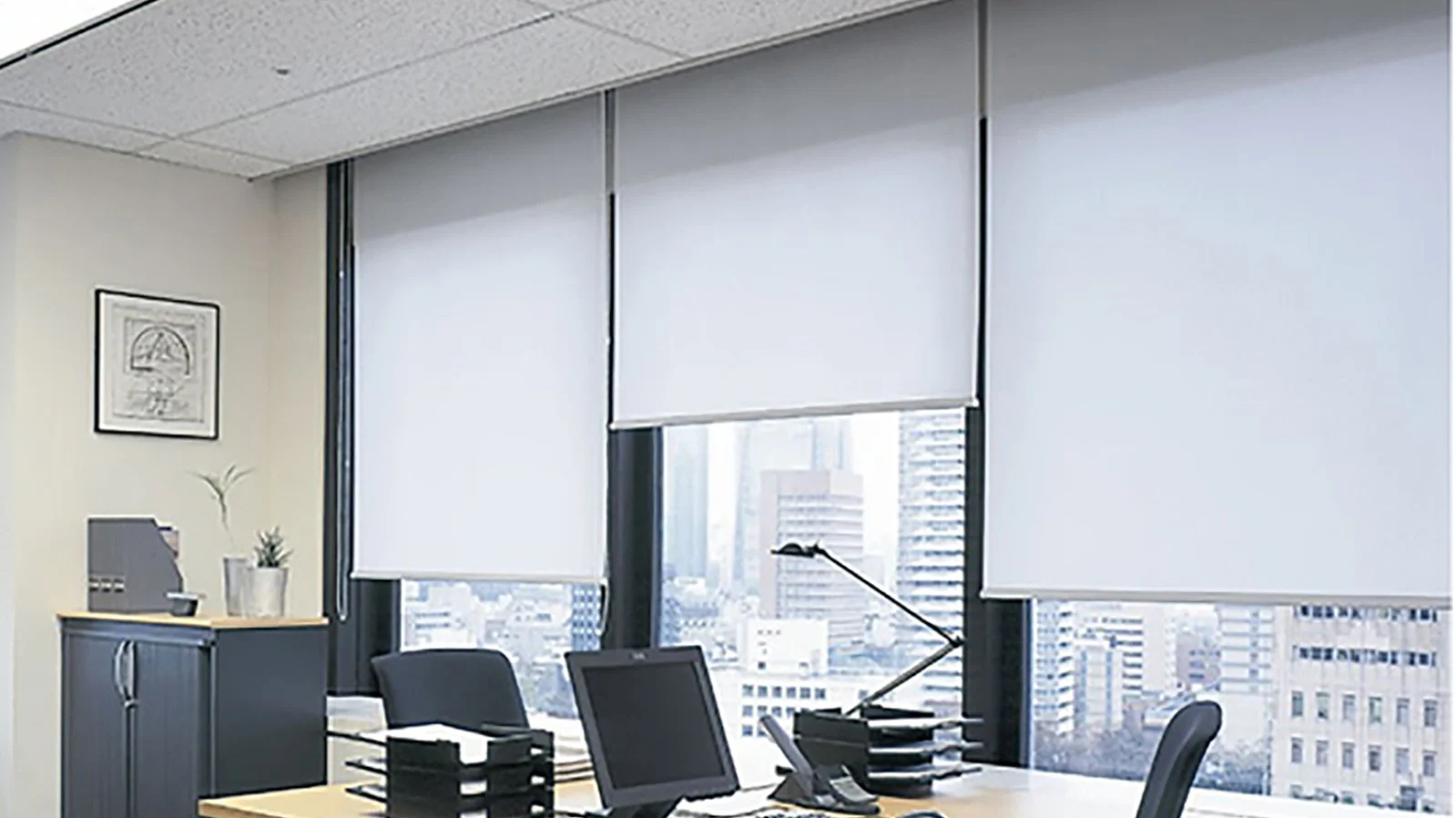 Commercial window blinds