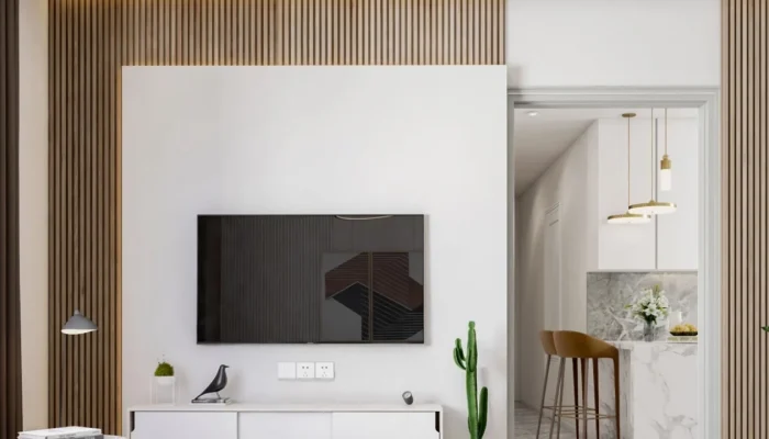 TV-Panel-made-with-fluted-wall-panels